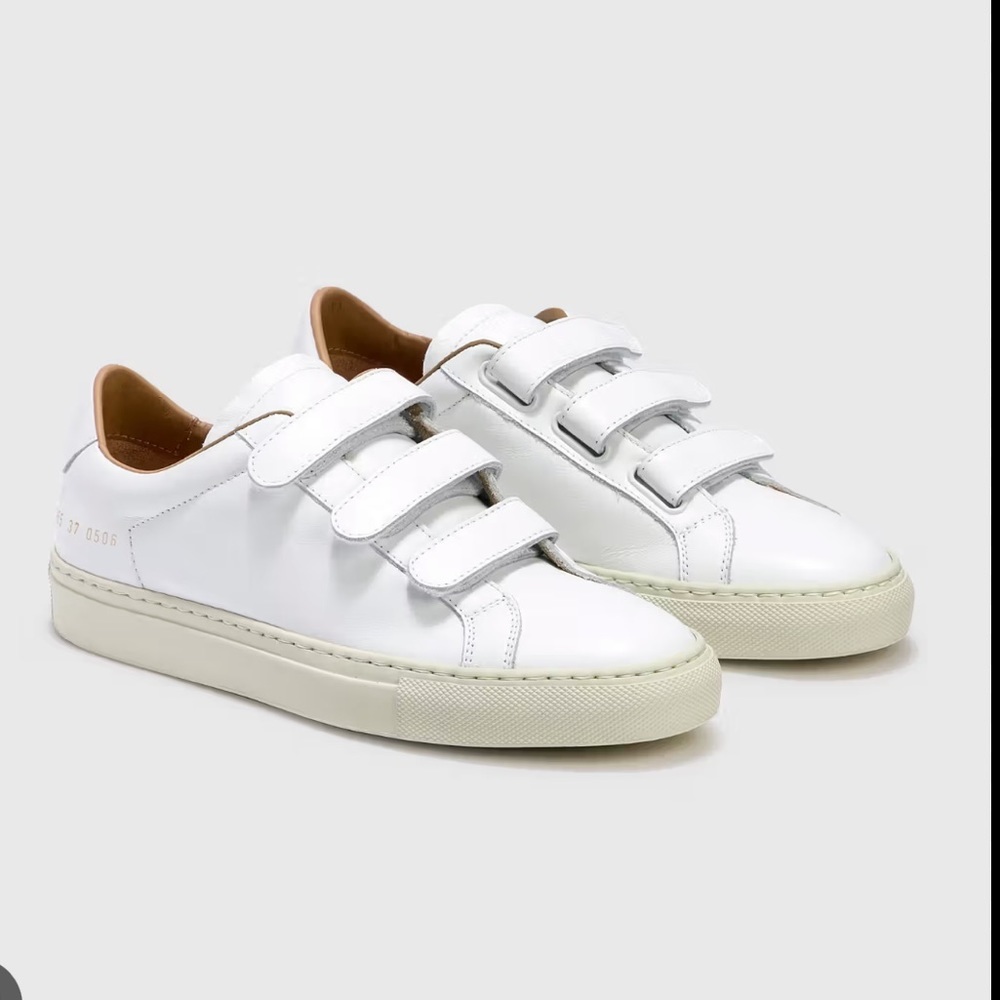 Woman Common Projects Achilles  Velcro Sneakers Size 7 - Picture 3 of 16